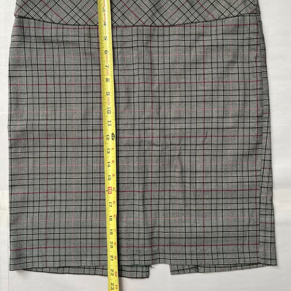 WET SEAL 90s Made in USA Plaid Blazer Pencil Skirt Suit Set L - Picture 13 of 13